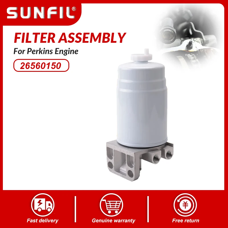 

26560150 153656346 filter assembly for Perkins 1004-4 1004-4T 135Ti 1004G 1004-40 Engine