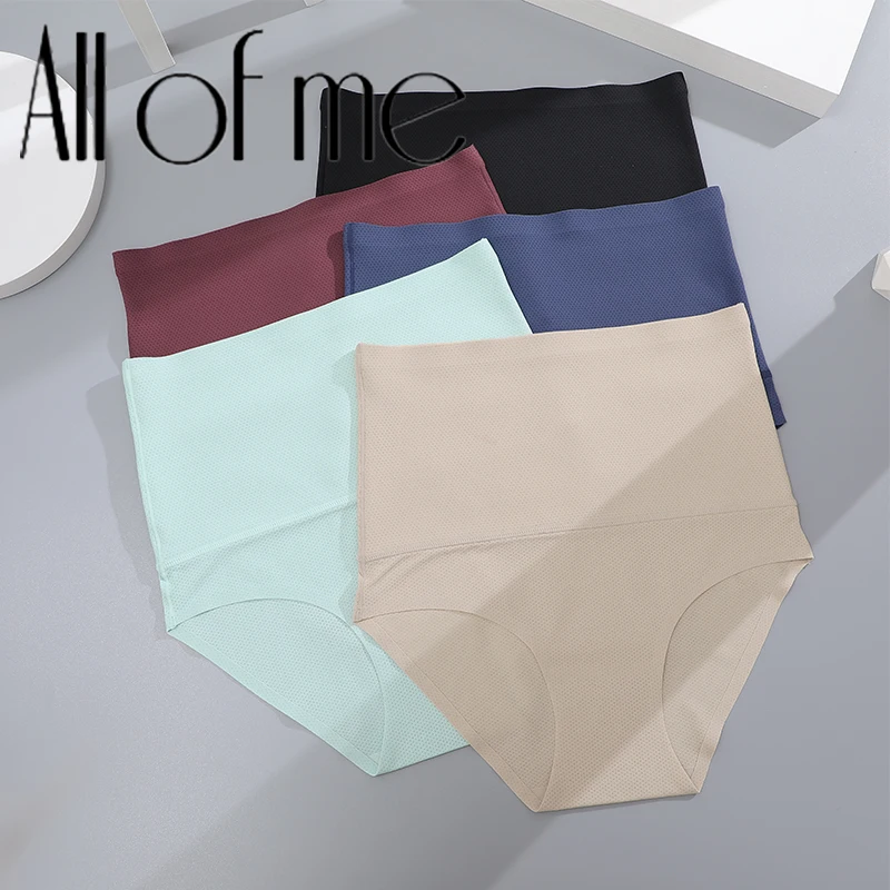 High Waist Seamless Bodyshaper Anti-bacteria Panties Women Underwear Soft Crotch Briefs for Female Intimates Lingerie Shapewear