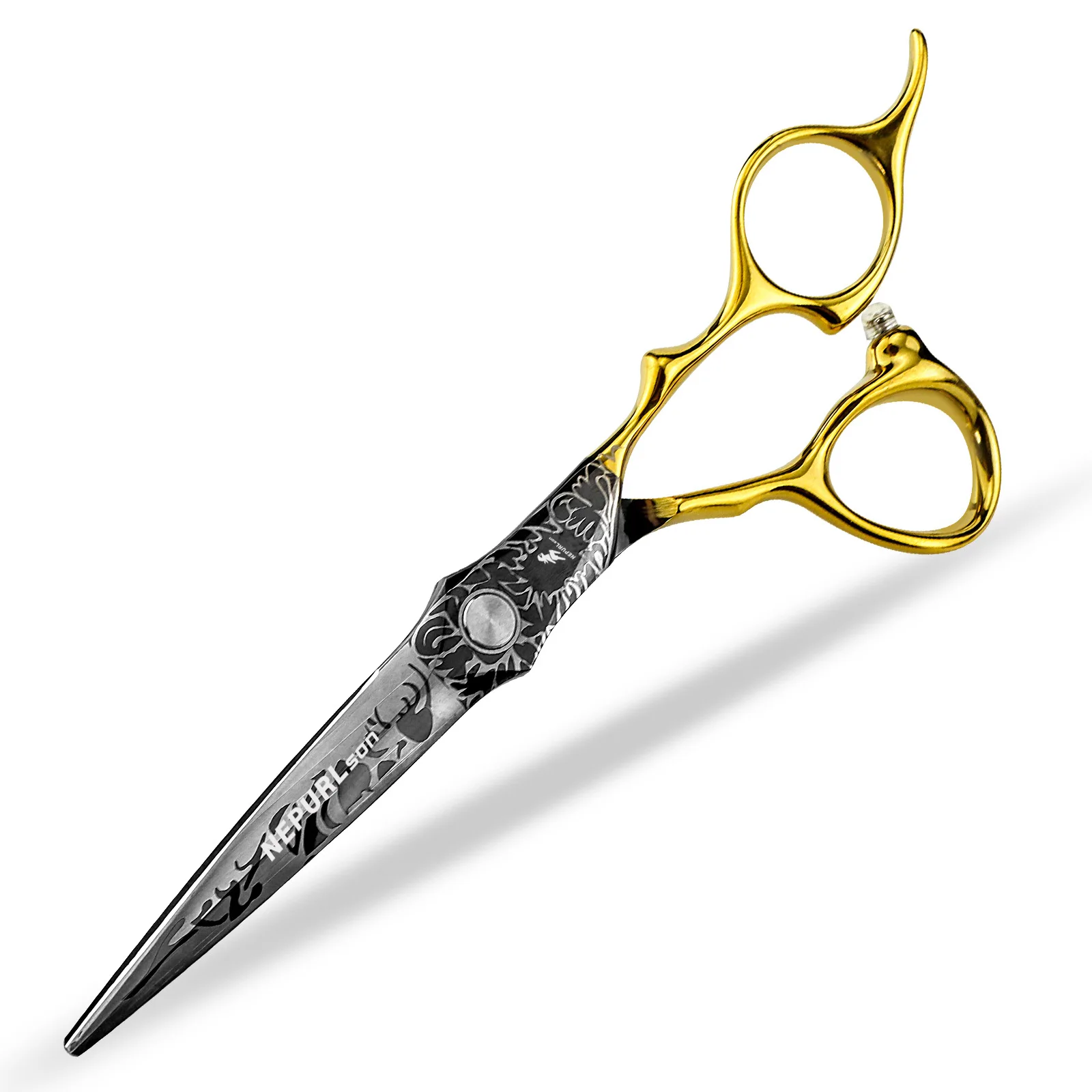 VG10 Steel 6-inch Professional Hair Scissors Barber Cutting and Thinning Scissors Set 5