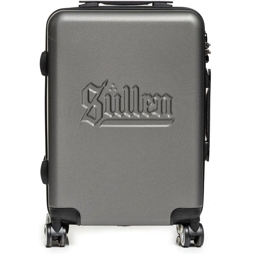 

Gray Hard Case Roller Tattoo Travel Bag with Large Capacity