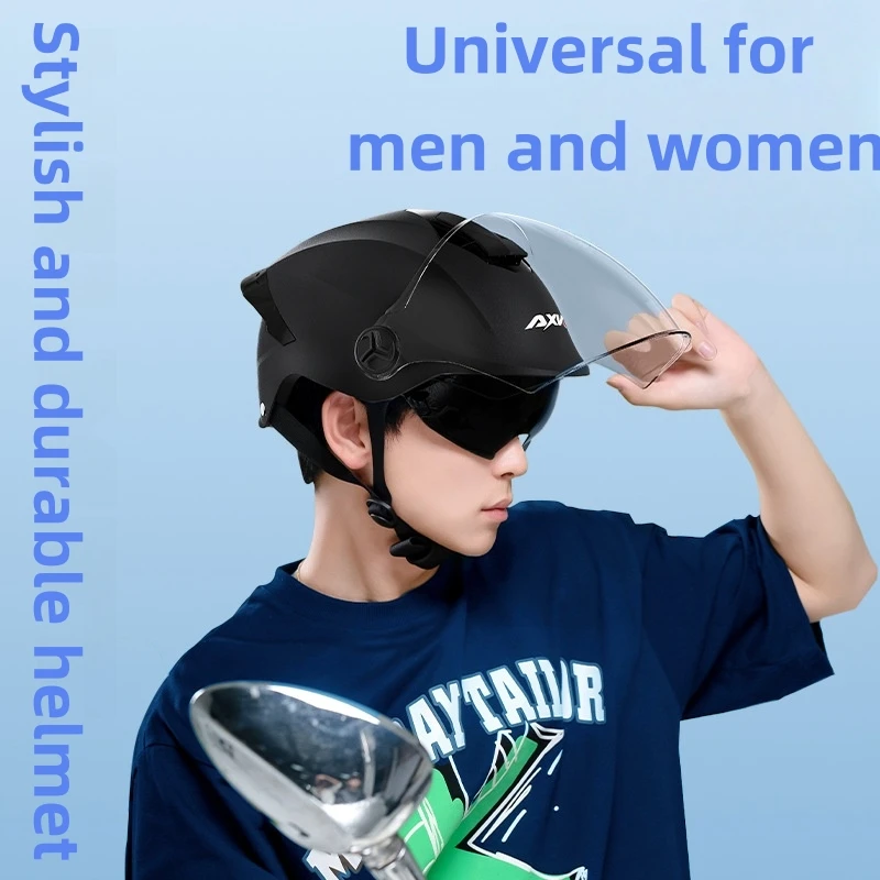 

Универсальный мотоциклетный шлем для мальчиков и девочек, портативный модернизированный дышащий защитный шлем, сертифицированный велосипедный мотоциклетный шлем
