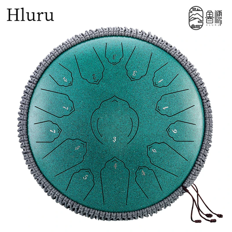 

Hluru Music Drum 15 Notes Glucophone Steel Tongue Drum 13 14 Inch 15 Notes Ethereal Drum Yoga Meditation Percussion Instruments