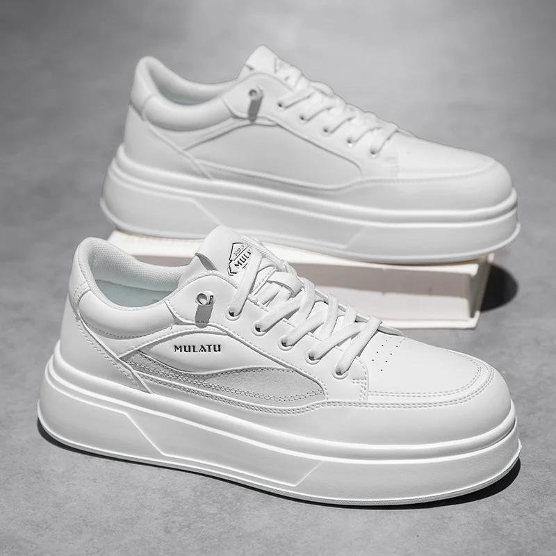 2025 Men's New Autumn White Sneakers - Breathable Casual Shoes, Couple Style, Trendy & Best Selling