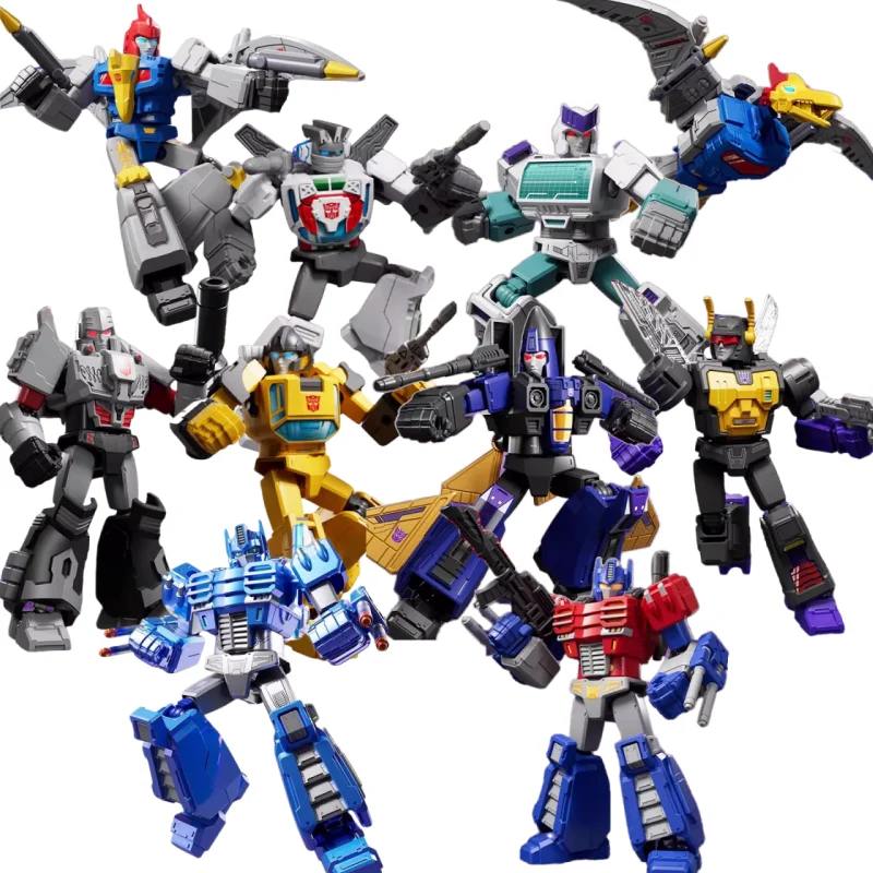 

New BLOKEES Transformers GALAXY VERSION 6 Building Blocks Movable Models Optimus Prime Orion Pax Assembled Children Gifts