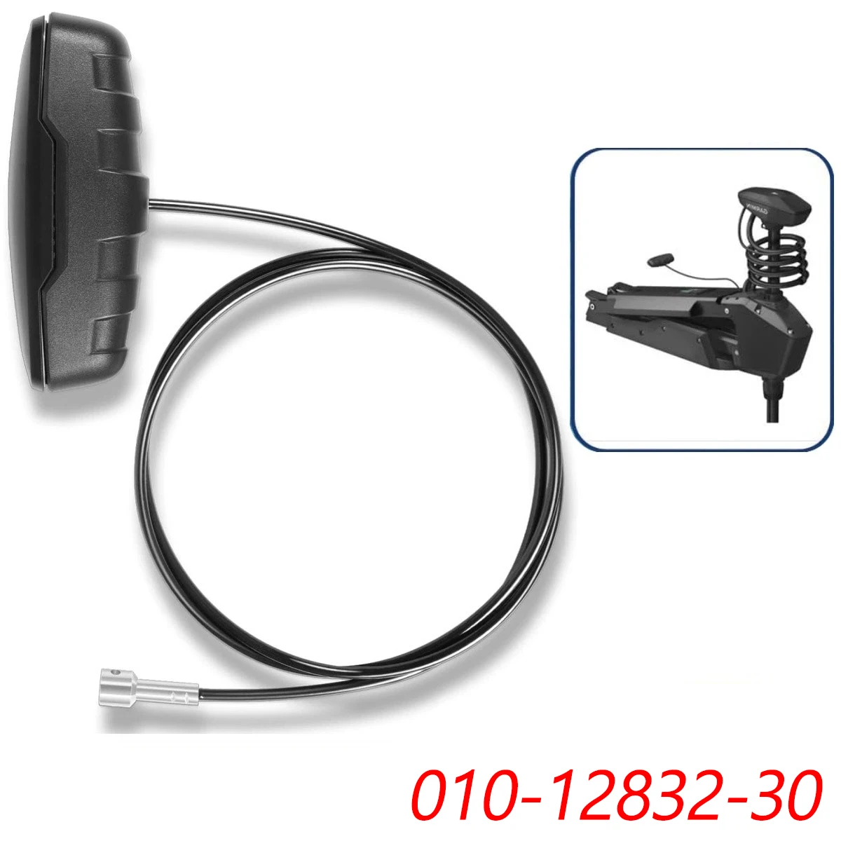 MX 010-12832-30 Heavy-Duty Trolling Motor Handle and Cable Replacement Kit for Garmin, Stainless Steel Lift and Release Cord