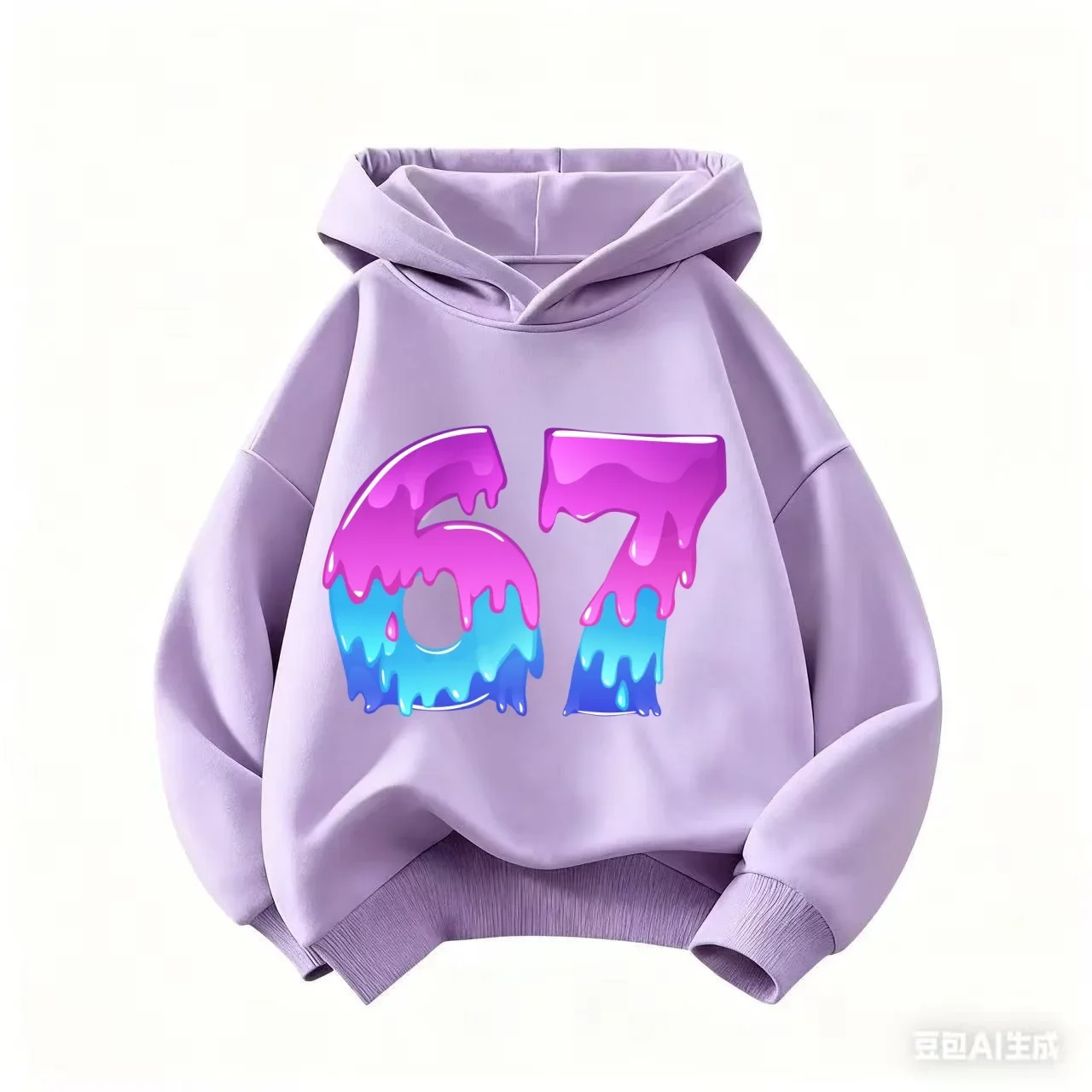 67 طفل الآيس كريم بالتنقيط ميمي مضحك ستة سبعة الجنرال ألفا العام هوديس 6-7 بنين بنات الشتاء هوديس