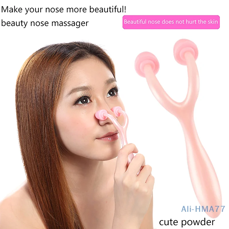 Nose Shaping Roller Smooth Edge Tightening Nose Beauty Accessory Nose Bridge Nose Massager Roller Salon Beauty Clip Nose Slimmer