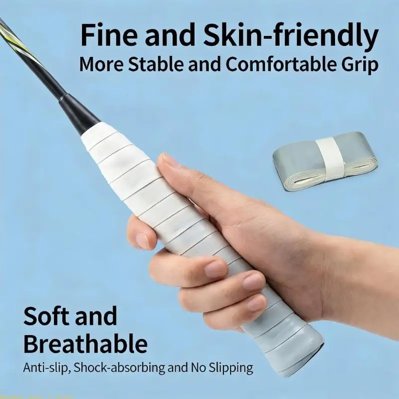 

A0KA Нескользящая ручка для ракеток для бадминтона, спортивная лента, противоскользящая лента для пота, ручка Overgrip