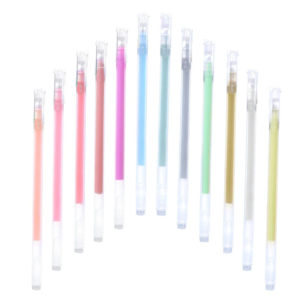 24 قطعة من أقلام الجل اللامعة، علامات طلاء ملونة ناعمة لرسم العبث، لوازم فنية للبالغين، مستلزمات فنية للبالغين #6