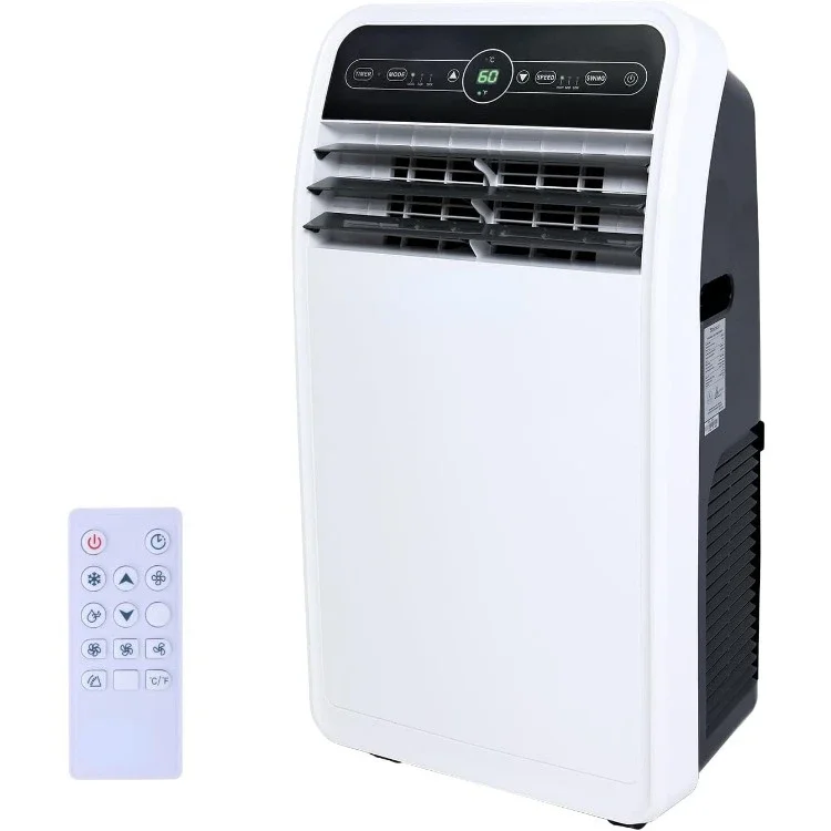 10,000 BTU Portable Air Conditioner, Portable AC Unit with Built-in Cool, Dehumidifier & Fan Modes for Room up to 300 sq.ft