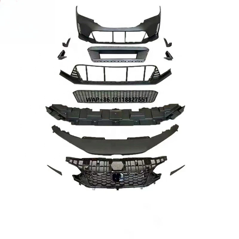 

Hot Selling Type-R Style Car Bumpers Front Bumper with Grille for 11th Generation 2022 Body Kit