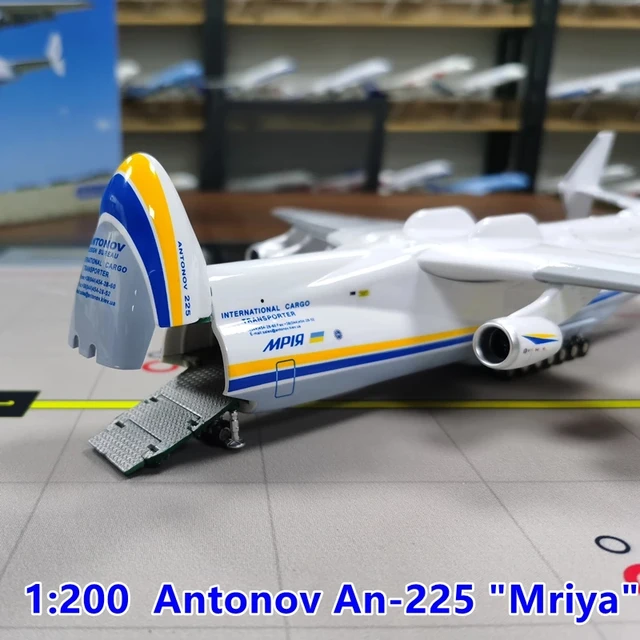42CM 1/200 Scale For Antonov AN-225 Mriya Transport Aircraft Simulation Airplane Resin Plastic Replica Model Toy For Collection 1 42CM 1/200 Scale For Antonov AN-225 Mriya Transport Aircraft Simulation Airplane Resin Plastic Replica Model Toy For Collection 1