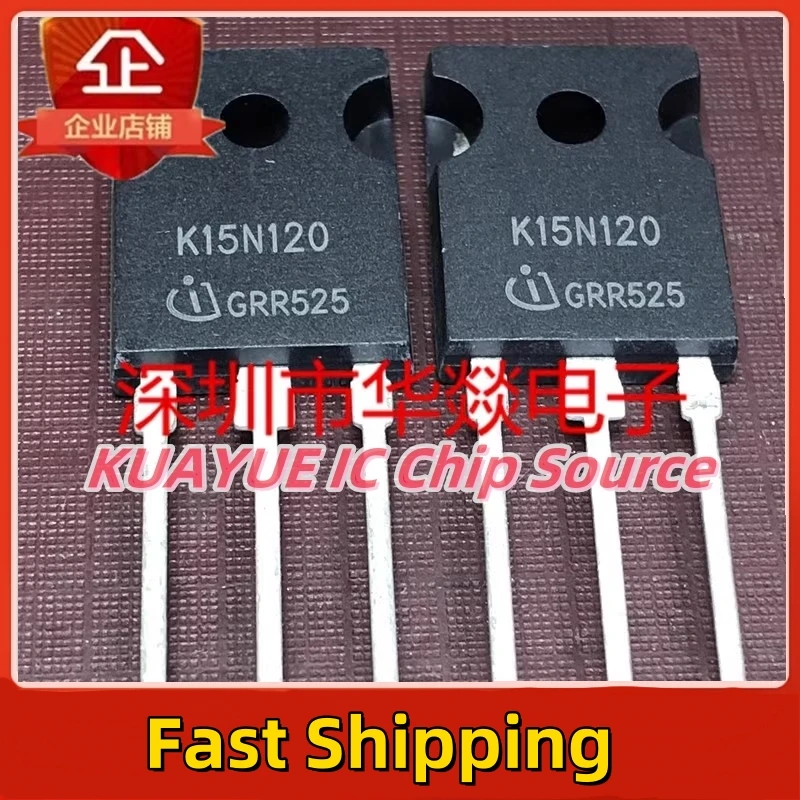 10PCS-30PCS/ IKW15N120T2  K15T1202   TO-247 1200V 15A  Fast Shipping Quality Guarantee