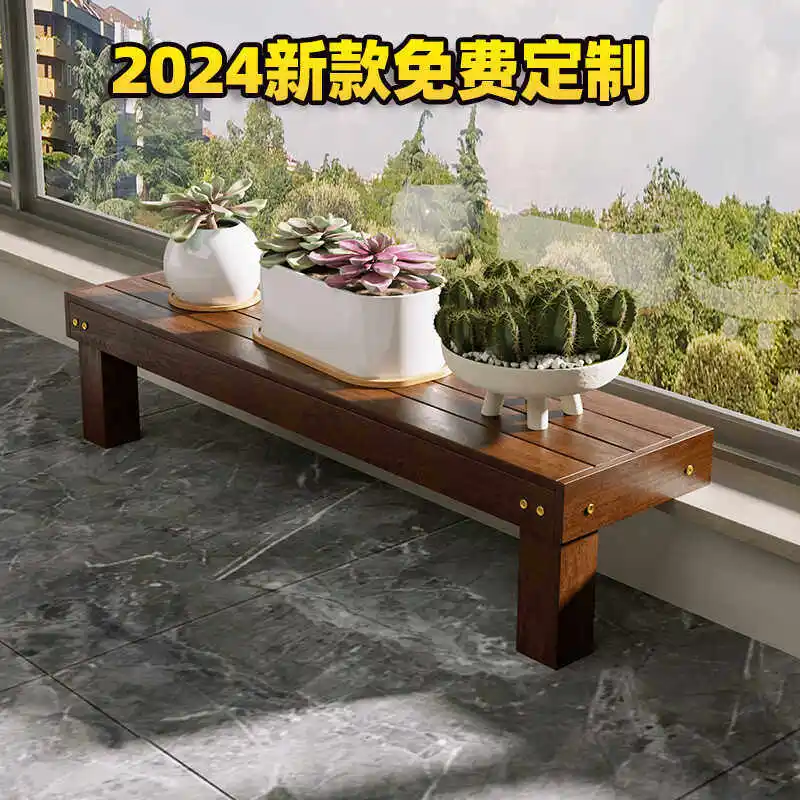 Balcony table along flower stand narrow window sill extension plate widening artifact countertop rack floor-to-ceiling succulent