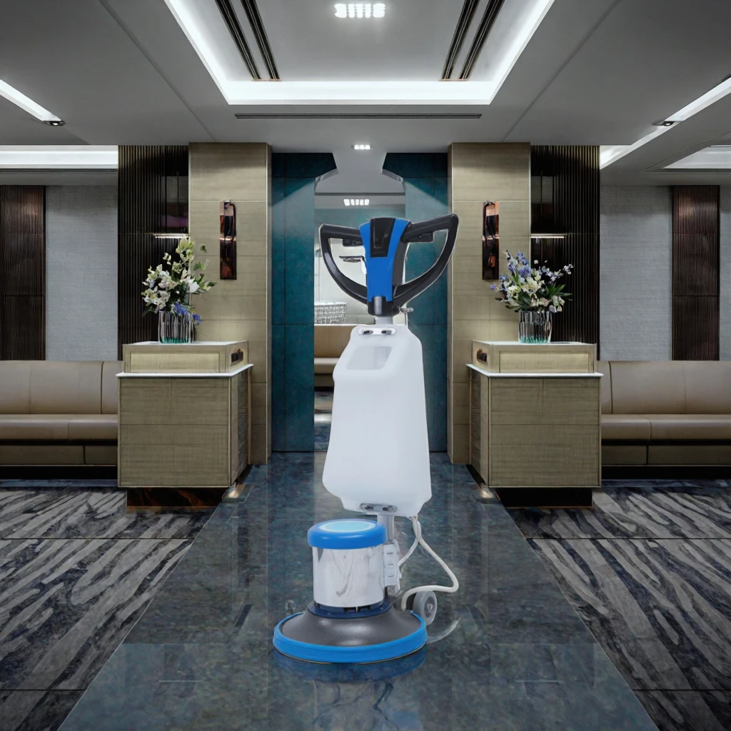 A-002 Electric Multi-Functional Brush Polish Cleaning Machine Ground Floor Grinder Burnisher for Hotels Shops
