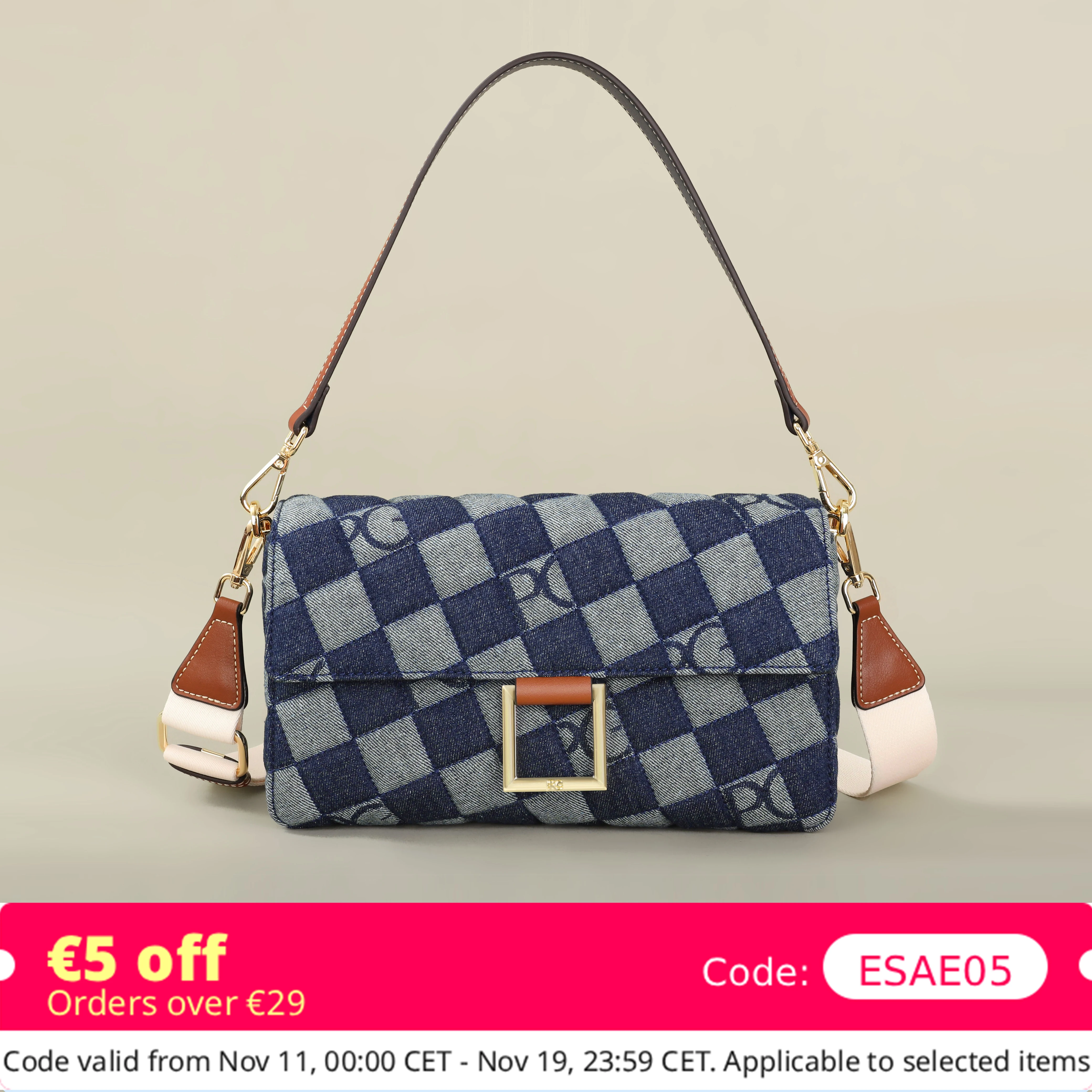 

PG Women's Bag 2025 autumn and winter fashion Handbags Designer Luxury Brand Ladies Fashion Versatile Crossbody Bag For Woman