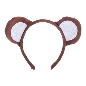 Tiere Hornohren Bandana Giraffe Zebra Tiger Affe Haar Hoop Cosplay Haar Kostüm Dschungel Safari Party Geburtstagsdarstellungen 10 Hauptverkäufe Kindersafari -Kleidung - №8