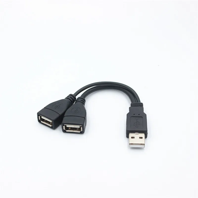 المزدوج الفاصل كابل محول 1to2 أنثى إلى USB 2 ذكر كابلات تمديد الطاقة عالية الجودة USB 2.0 كابل USB الراحة #4