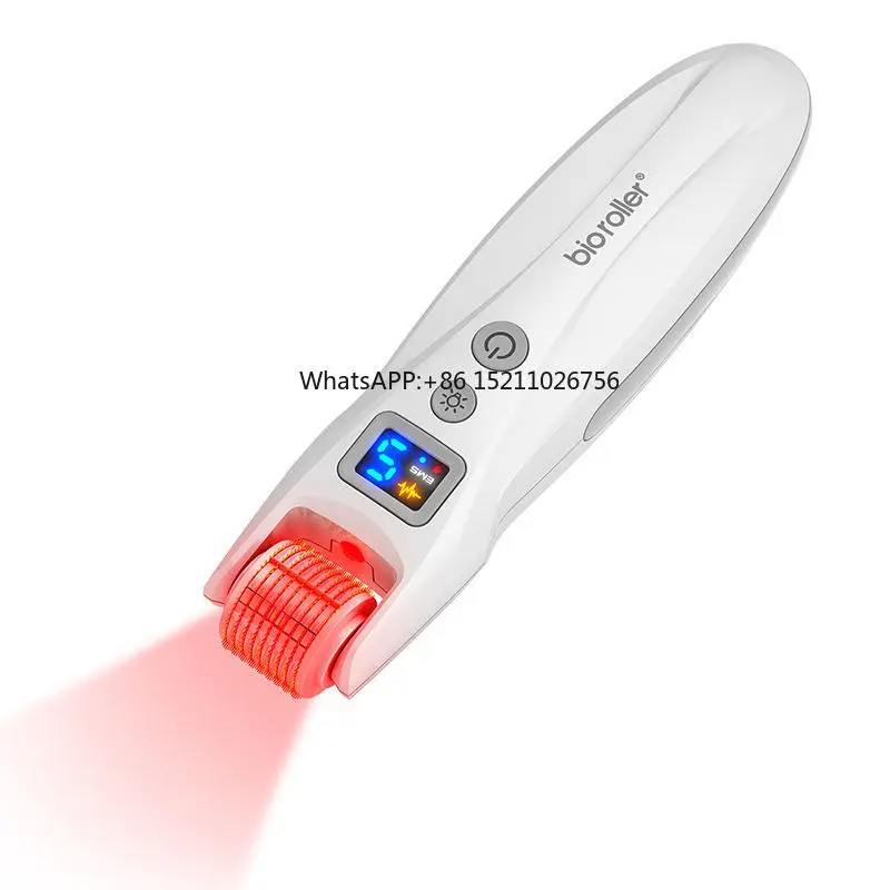 Professional Bio Microneedling Roller System G5 Micro Needle Derma Roller Ems Vibration Facial Lifting Device