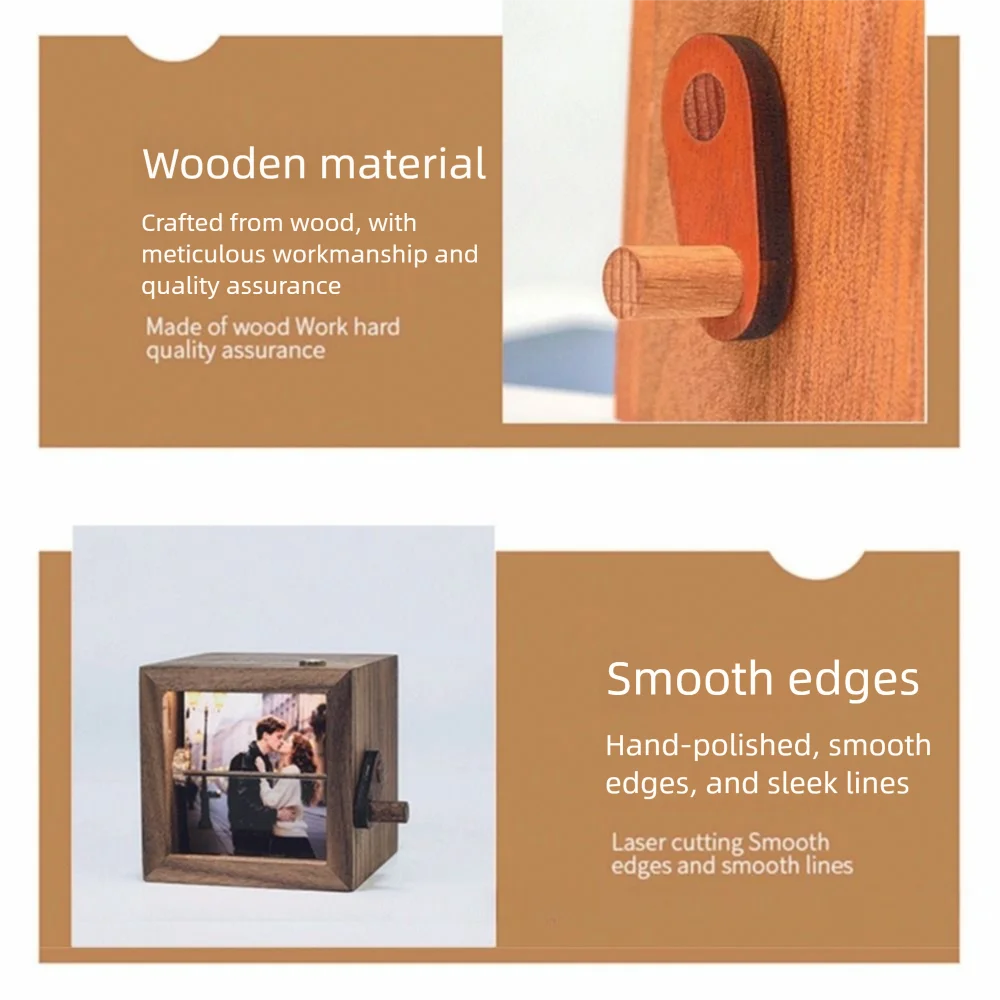 مضيئة كرنك اليد إطار كتاب الوجه 8/16 صور اليد الحركة صفحة تحول آلة الصور الزخرفية سهلة التركيب #4