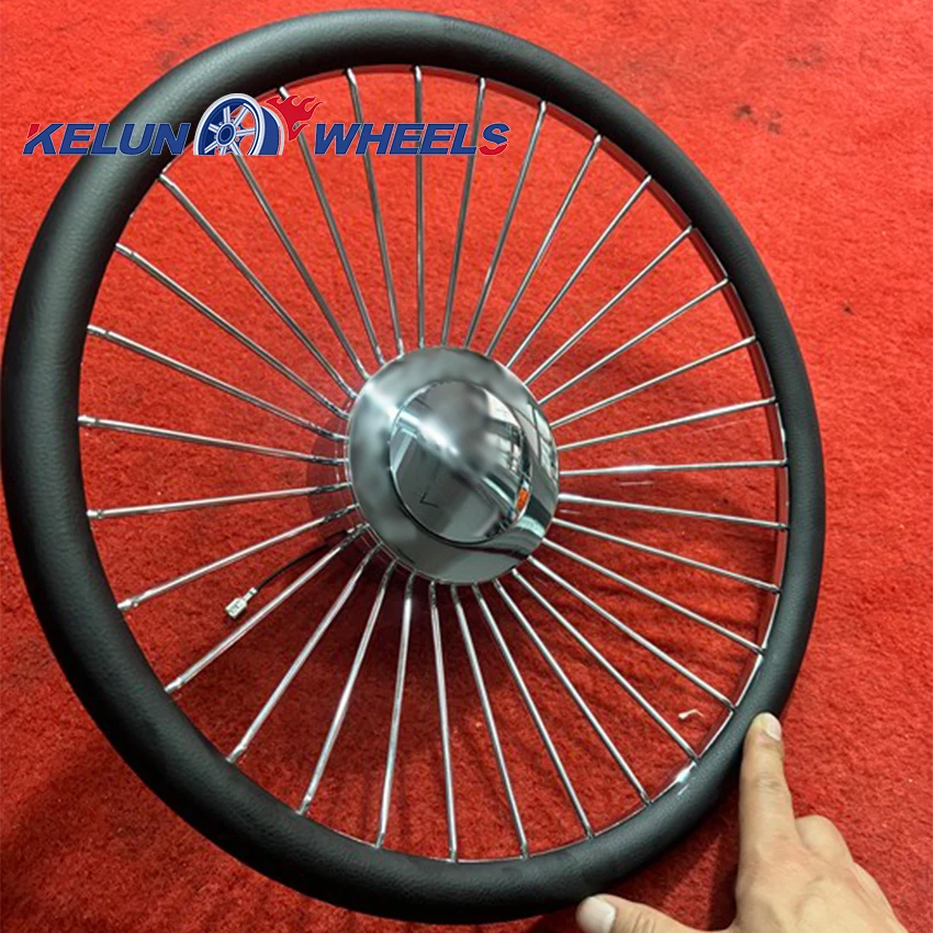 Steering Wheel Gold/chrome spoke rims