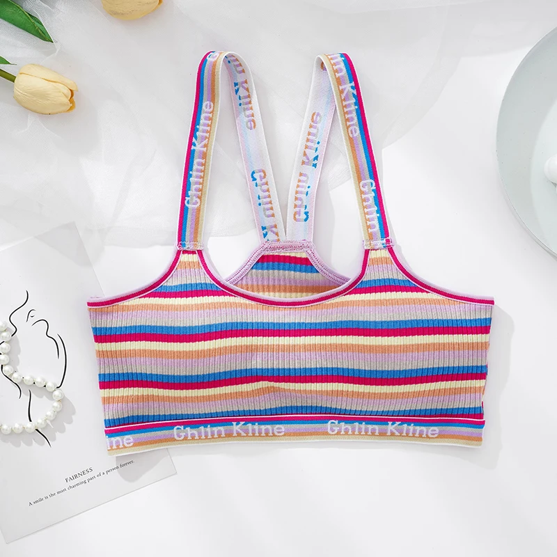 Venda quente gk marca moda sutiã de alta qualidade para mulheres fechamento frontal sem anel de aço sutiã bralette ginásio colheita topo