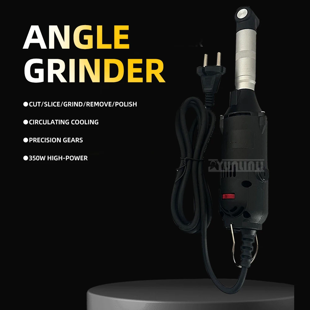 90 degree handheld electric polishing machine 350w Integrated polishing machine for polishing jade and stone