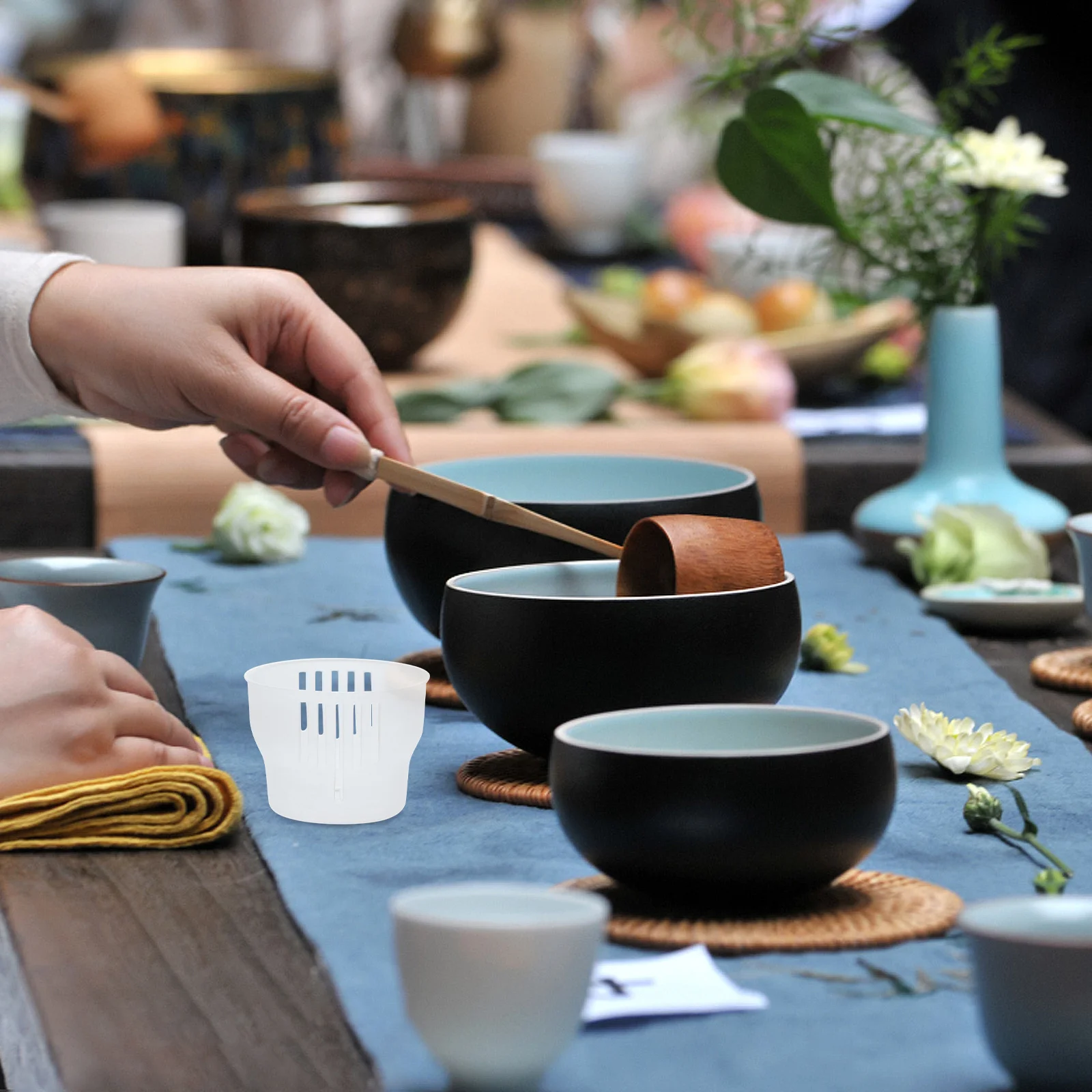 

10Pcs Tea Bottle Filter Mouthpiece Plastic Mesh Strainer for Water Bottles Milk Tea Cups Coffee Drink Accessories