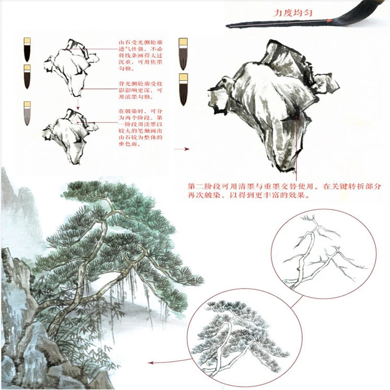 Pintura tradicional chinesa Tutorial Livro, Iniciantes da Entrada para o Mestre, Freehand, Já Tutorial