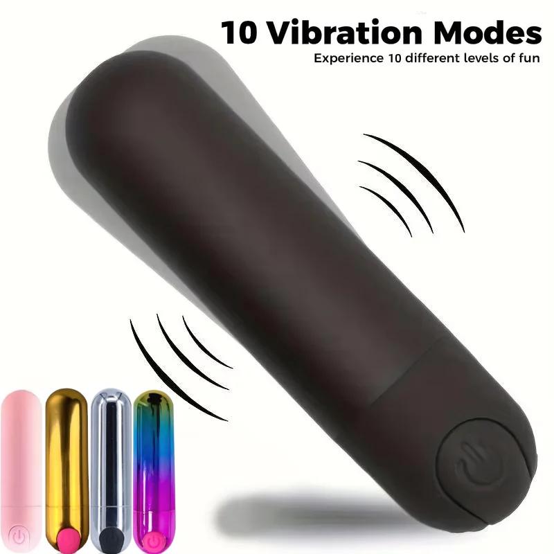 1pc Rechargeable Vibrators With 10 Frequencies, Mini Female  Toys For Female Masturbation And Massage,  Toys, 