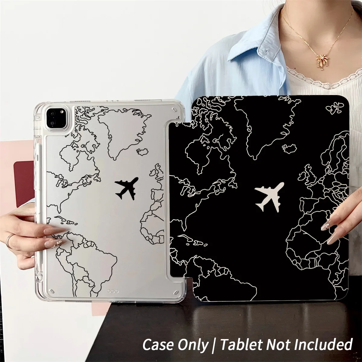 Slim Fit Premium TPU Tablet Cover, Shockproof Durable Lightweight Protective Case for iPad Samsung Huawei Honor Redmi Xiaomi