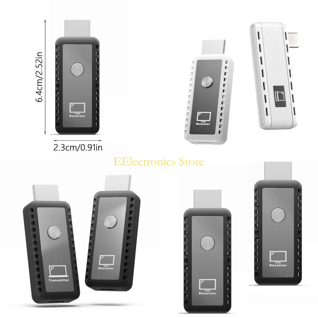 

B03C Wireless Transmitters Receiver 100ft Ranges 4K Decoding 1080P Output for Streaming Video