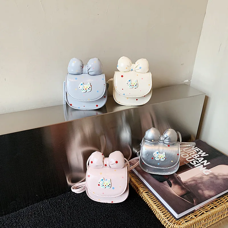 Children Crossbody Bags for Women Shoulder Bags Cartoon Mother Kids Bag for Girl Cute Bow Fashion Purse and Handbags Сумка Bolsa