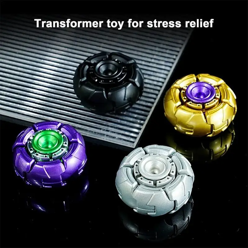 

Transforming Spinner Adults Fingertip Mechanical Gyro Toy Fidget Toys Gyroscope Deformation Robot Finger Toy Fun Transformable