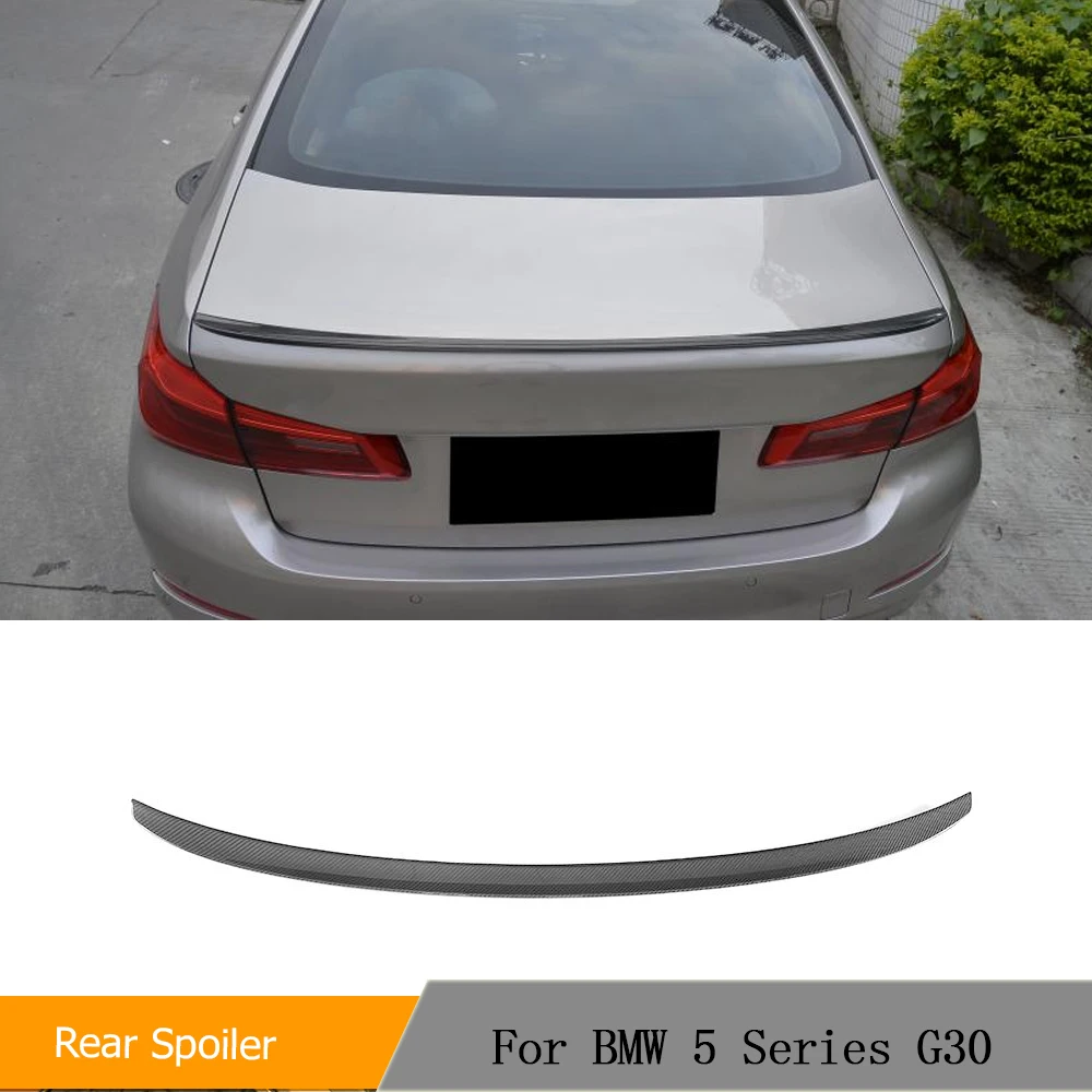 

Rear Trunk Boot Lip Wing Spoiler for BMW 5 Series G30 530i 540i F90 M5 Sedan 4-Door 2017-2022 Carbon Fiber/ABS Highkick Spoiler