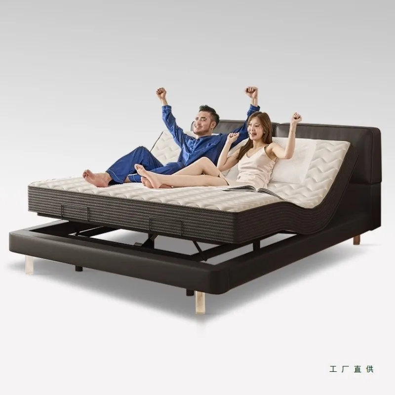 Smart electric bed, multi-functional lifting floating bed, zero gravity massage, coaxing double bed