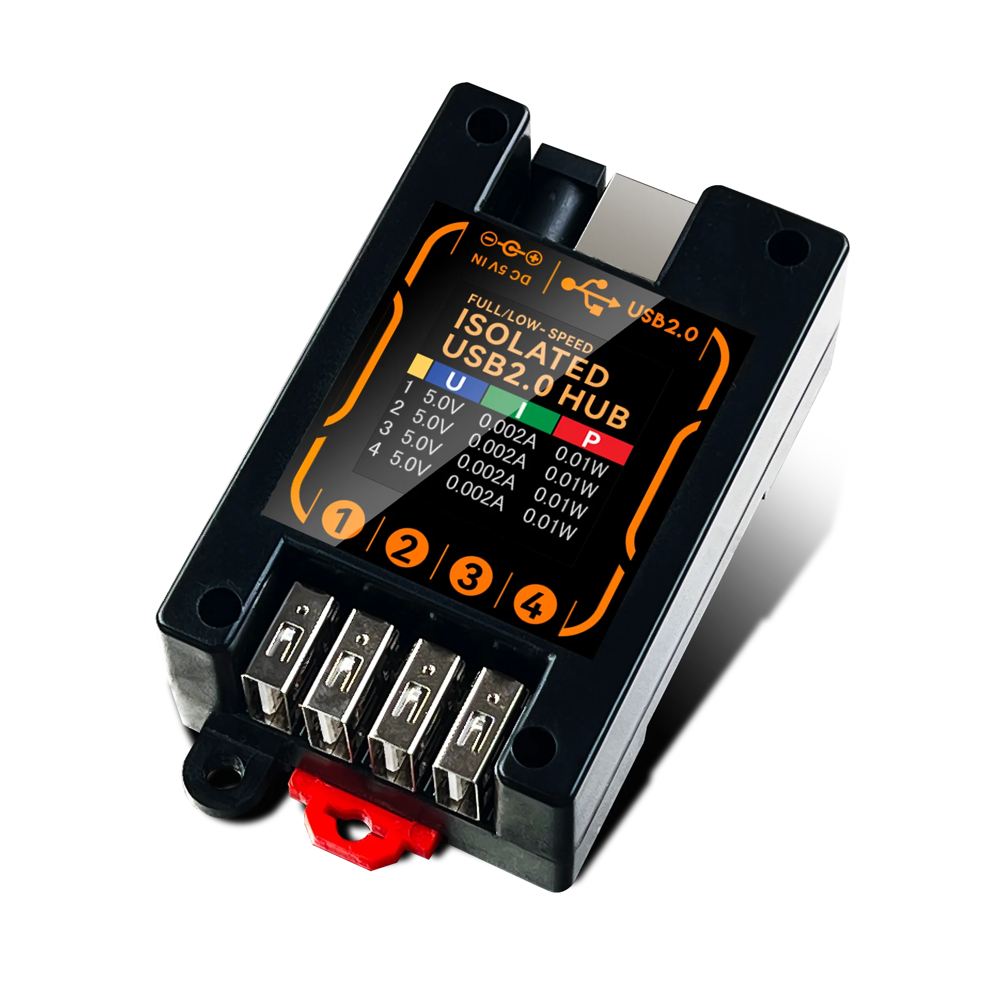 USB2.0 Isolator High Speed 480Mbps Industrial Safety Protection Static Anti-5kV High Voltage Anti-interference HUB