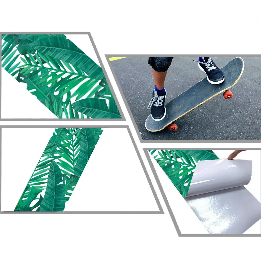 Double Rocker Non-slip Self-adhesive Electric Scooter Skateboard Sandpaper Skate Board Deck Sticker Grip Tape