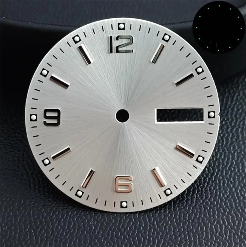 

28.5mm Dual Calendar Luminous Dial Accessories Suitable For NH36 Mechanical Movement Dial Watch Accessories Repair Parts