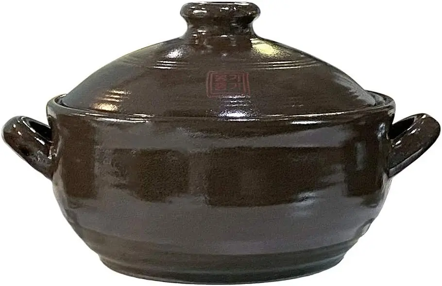 

Корейская глиняная кастрюля (700 мл) для аутентичной кухни, прочная и жаропрочная