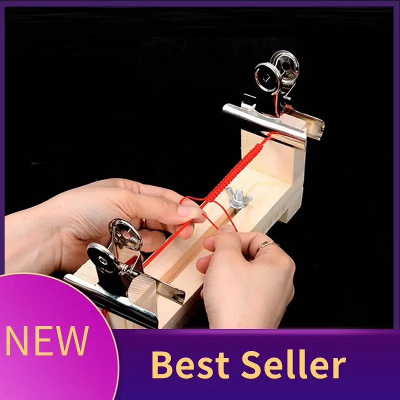 ABLU-Bracelet Maker Holder U Shape Jig Bracelet Maker Wooden Frame Braiding DIY Crafting Tool Kit For Braiding Bracelets