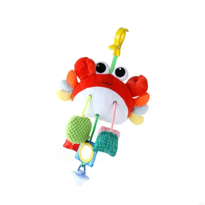 M89C 유아용 유아용 유모차 교수형 딸랑이 뮤지컬 장난감 베이비 컬러인지