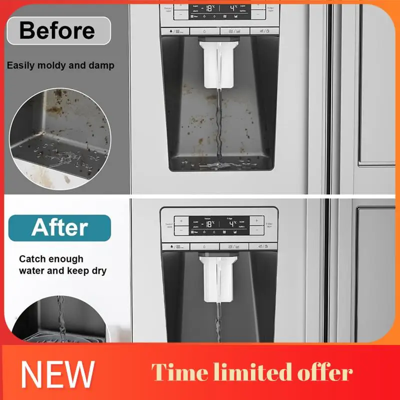 ABHU 4PCS Refrigerator Drip Tray Absorbent Drip Tray Refrigerator Accessories For Whirlpool / GE /