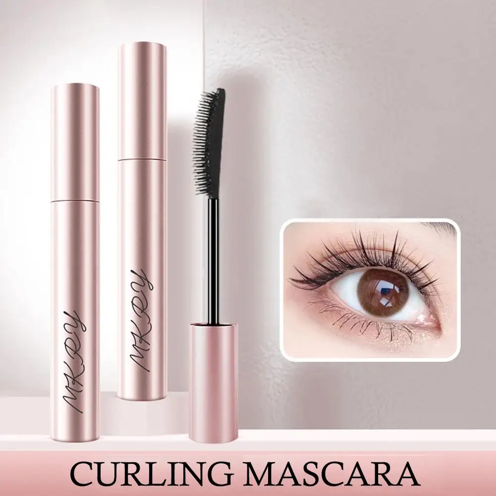 Mascara Waterproof  Black Lash Eyelash Extension Eye Lashes Brush Beauty Makeup Long-wearing Gold Long Curling Eyelash