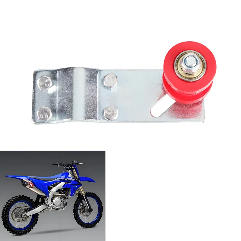 

Motorcycle Chain Tensioner Bracket Adjuster Guide Wheel for 49cc 60cc 66cc 80cc Engine Electric Bike Dirt Bike ATV Bicycle