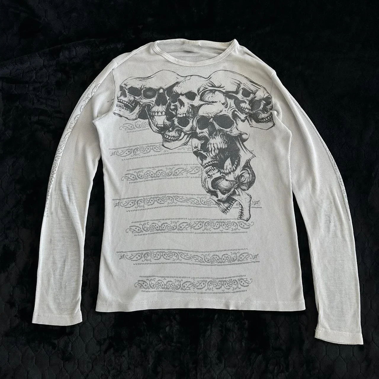 

2000s Retro Cottage Grunge T-shirt Autumn Ribbed Knitted Long Sleeve Slim Fit Tees Y2K Fairy Vintage V Neck Crop Tops Women