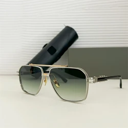 Fashion DTS436 KUDRU Men Sunglasses Woman Alloy Pilot Design High Quality Summer Beach Sunglasses For Man Woman Outdoor Eyewear