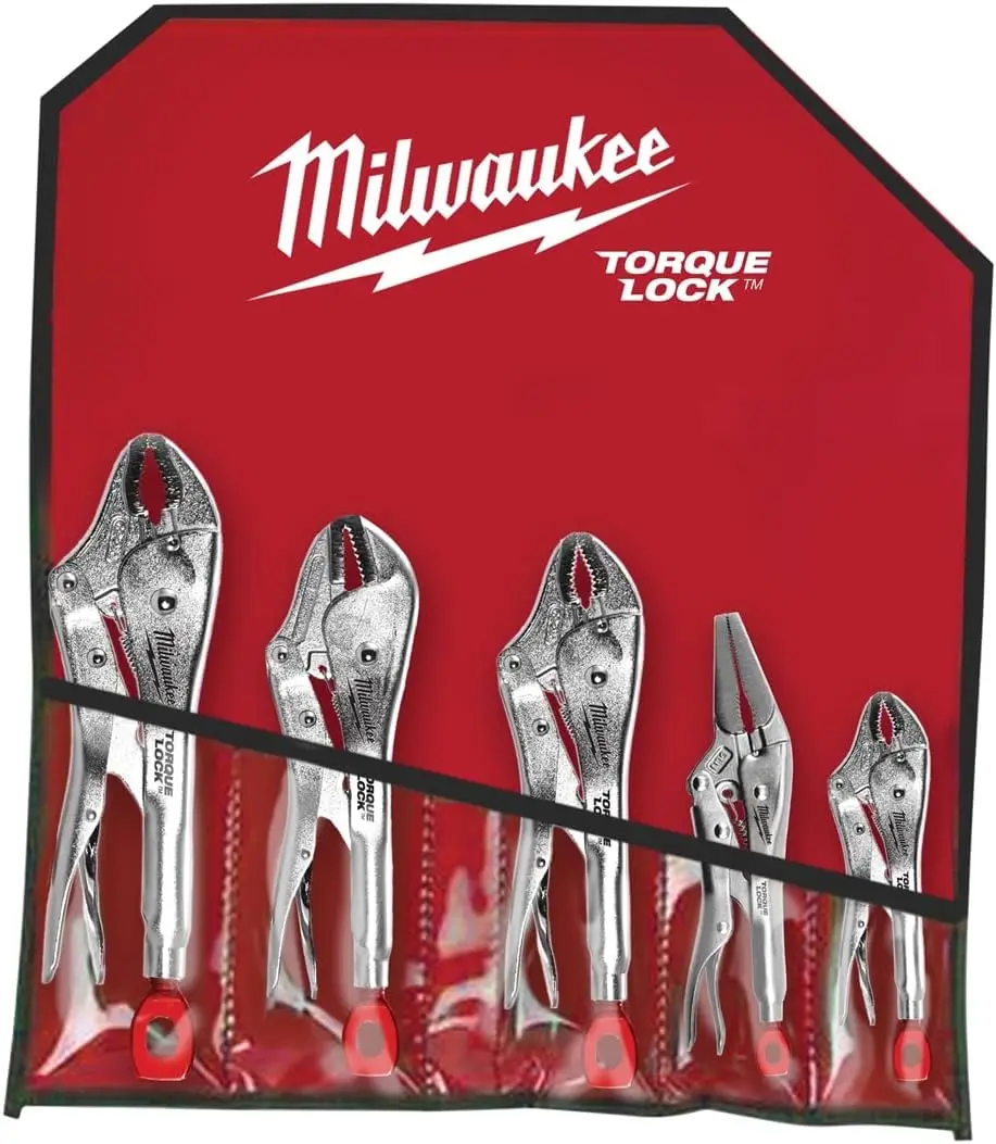 Milwaukee 5-Pc. Torque Lock Locking Pliers Set, Model Number 48-22-3695