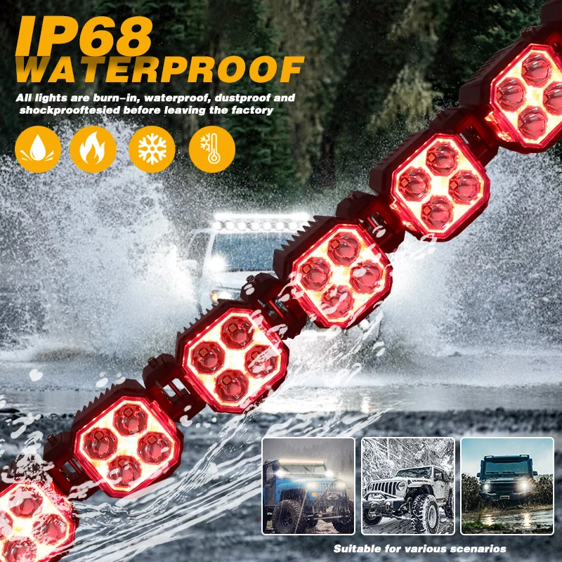 

New Off Road Barra Led 4x4 UTV 43 Inch IP67/IP68 Waterproof 12-36V Led Light Bar For Car