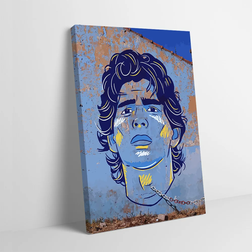 Football Player Soccer Printing Poster Custom Pictures Wall Art Canvas Painting Gift for Wand Deko Gamer Decoration Home Decor